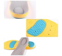 VINTORKY 1 Pair Breathable Pu Sports Insoles with High Elastic Memory Foam for Long-Term Walking and Poor Foot Posture, Shock-Absorbing Foot Cushions for Comfortable All-Day Support