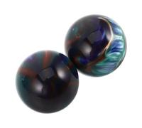 VINTORKY 1 Pair Manual Self Massage Roller Balls for Hand Strengthening, Resin Baoding Balls for Elderly, 50mm Hand Exercise Stress Relief and Wrist Strengthening, for Home Fitness