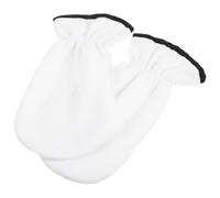 VINTORKY 1 Pair White Essential Oil Spa Exfoliating Gloves for Hand Care, Moisturizing Heat Therapy Mittens, Warm Sealed Cuff for Skin Renewal and Moisture Retention