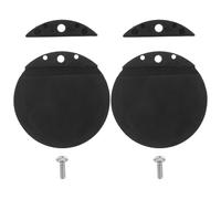 VINTORKY 1 Set Boat Scupper Flapper - 1.57 Inch Marine Scupper Flapper with Screws - Black Drain Valves Cover Replacement for Water Drainage System