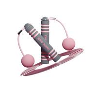 VINTORKY 1 Set Cordless Weighted Jump Rope Versatile Ropeless Skipping Rope for Fitness Comfortable Grip Ball Bearing Durable Design Pink Steel Wire Cordless Balls