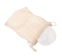 VINTORKY 1 Set Reusable Bamboo Fiber Makeup Remover Pads with Cotton Mesh Bag Facial Cleansing Puff for Women Paper Box for Makeup Removal