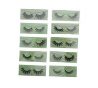 VINTORKY 10 Pairs False Eyelashes Kit Mixed Styles Long Thick Volume Lashes for Women Natural Look Makeup Party Wedding Eye Enhancement