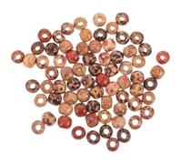 VINTORKY 100pcs 10mm Vintage Wooden Round Beads for DIY Jewelry Making, Not Easy to Fade and Break, Simple Delicate Style for Necklace Bracelet and Home Decoration