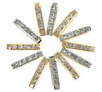 VINTORKY 100pcs Beads Charms Metal Spacer Beads with Delicate Details and Not Easy to Deform Assorted Color for Making Headdress and Other Crafts