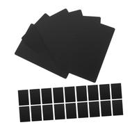 VINTORKY 100Pcs Black Matte Metal Business Cards Blank for Laser Engraving Thick Aluminum Name Cards DIY Printable Office Use Portable and Lightweight