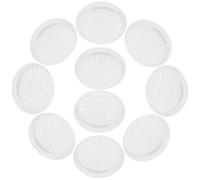 VINTORKY 100pcs Disposable Glue Pads Eyelash Holder False Eyelash Glue Tray Pvc Material Grafting Palette for Extension