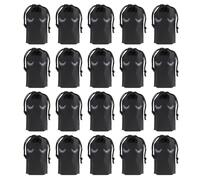 VINTORKY 100Pcs Drawstring Cosmetic Bags Small Travel Makeup Pouches Eyelash Pattern EVA Material Dustproof Moisture Resistant Toiletry Storage Organizer for Women Random Color