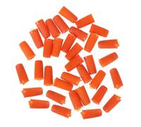 VINTORKY 100pcs Eyelash Glue Bottle Nozzle and Replacement Cap Plastic Material Anti-blocking Tool Suitable for Home and Professional Lash Extensions