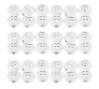 VINTORKY 100pcs Flat Round Acrylic Alphabet Beads in White for DIY Jewelry Making, Easy to Use and Versatile Applications, for Friendship Bracelets and Stylish Necklace Crafting