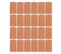 VINTORKY 100pcs Miniature Roman Pillars - 1:16 Scale Pottery Roman Column Prop - DIY Sand Table Architecture Materials for Micro Landscape Scene Decor Orange