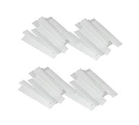 VINTORKY 100pcs Protective Covers for Makeup Brushes Plastic Net Sleeves for Easy Storage and Travel