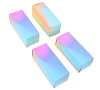 VINTORKY 100pcs Small Paper Lipstick Packaging Boxes Double Slot Lip Gloss Storage Containers DIY Lipstick Wrapping Case for Cosmetic Use
