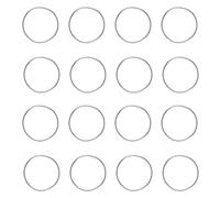 VINTORKY 100pcs Stainless Steel Circle Jump Rings Crystal Pendants Ring Lamp Accessories Drop Beads No Rust Good for DIY Beading and Jewelry Making