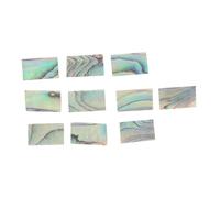 VINTORKY 10Pcs Abalone Shell Guitar Decoration Strips DIY Sound Hole Inlay for Musical Instruments Unique Natural Patterns Enhance Your Guitar Aesthetic Appeal