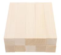 VINTORKY 10pcs Basswood Carving Blocks Whittling Wood Cubes Beige Easy to Carve Versatile Use for DIY Enthusiasts Painting and Craft Projects