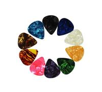 VINTORKY 10pcs Colorful Guitar Picks for Bass Ukulele Mandolin Banjo 0.96mm Smooth Picks