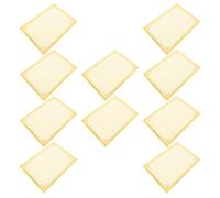 VINTORKY 10pcs Elegant Gold Frame Diploma Paper A4 Size Thickened Beige Printable Certificate Inserts with Gold Trim for Awards and Diplomas Practical Printing Paper