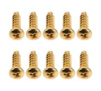 VINTORKY 10pcs Gold Housing Screws Clipper Shell Fixing Screws Replacement for Electric Trimmer Repair and Maintenance