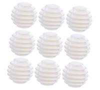 VINTORKY 10Pcs Indoor Golf Practice Stripe Balls Soft PE Material Safe for Beginners and Enthusiasts