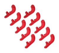 VINTORKY 10pcs Lightweight Plastic Wheelchair Folding Retainer Clip with Vibration Resistant Lock Latch for Manual Wheelchair Spare Parts, for Community Outings and Rehabilitation