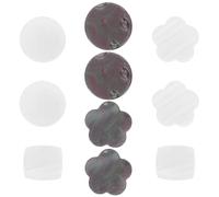 VINTORKY 10pcs Magnetic Snap Buttons Reusable Delicate Synthetic Material Sturdy Fasteners for Clothes Collar Closure Purse Clasps Fashionable Clothing Clips Random Style