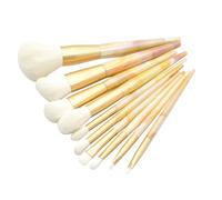 VINTORKY 10Pcs Marble Pattern Makeup Brush Durable Foundation and Face Powder Brushes for Professional Cosmetics Lightweight and Portable for Daily Makeup Use