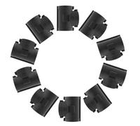 VINTORKY 10pcs Nylon Split Tube Tee Joint for Wire and Cable in Cable Management Systems, T Shape Multidirectional Splitter with Corrugated Tube Compatibility