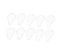 VINTORKY 10pcs Protectors Durable Plastic Makeup Brush Covers for Essential Tool Easy Makeup Bags