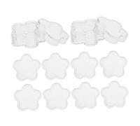 VINTORKY 10pcs Star and Heart Storage Boxes Diy Nail Art Accessories Organizer Small Plastic Bead Containers Lids for Craft Supplies