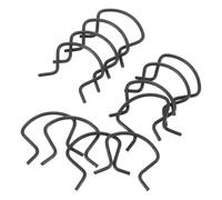 VINTORKY 10Pcs Window Crank Handle Retainer Clips Metal Replacement for Car Door Hardware Secure Grip for Automotive Use