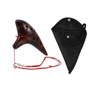 VINTORKY 12hole Student Flute Ocarina Alto c Key Precision Tuning Ceramic Clay Instrument for Beginners and Professionals Versatile Music Styles Accurate Pitch Quality