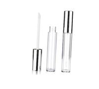 VINTORKY 12PCS 5ml Lip Gloss Tube Set Fashion Lip Color Container with Silver and Golden Electroplated Caps Ideal for DIY Lip Gloss and Subpackaging Durable and Stylish Lip Tubes