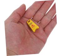 VINTORKY 12pcs Dollhouse Miniature Wet Floor Caution Signs Portable Lightweight Slippery Floor Warning Labels for Safety Education and Realistic Pretend Play