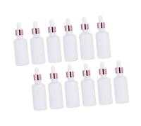 VINTORKY 12pcs Empty Essential Oil Dropper Bottles Frosted Glass Dispenser Containers for Aromatherapy Diy Blends and Fragrance Reusable with Airtight Seal