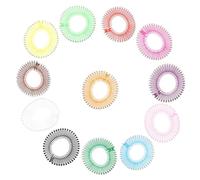 VINTORKY 12pcs Full Circular Stretch Comb Headbands Flexible Circle Hair Comb Prevents Slipping and Fits Different Head Circumferences for Makeup and Taking a Shower Random Random Color
