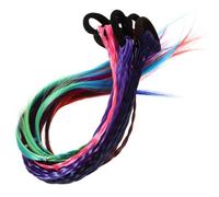 VINTORKY 12pcs Hair Extensions Braided Ponytail Extension Hair Rope Women for Braids Girls