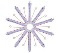 VINTORKY 12pcs Plastic Hair Curling Rods Nonslip Cold Wave Perm Rollers for DIY Hairstyling Quick and Efficient Curling Tools for Home and Salon Use and Voluminous Wave Perm Accessories