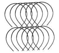 VINTORKY 12pcs Plastic Headbands Nonslip Teeth for Headband Making Girls Thin Diy Craft Material for Unique Styles