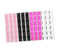 VINTORKY 12pcs Portable Nail Brush Stand with Grooves Multi-functional Nail Art Pen Holder for Manicure Makeup Tool Storage Suitable for Home and Salon Use