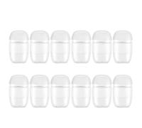 VINTORKY 12pcs Refillable Travel Bottles: Flip Cap Sub Bottle Containers - Portable Refillable Empty Lotion Holders for Outdoor Business Trip 1oz/30ml