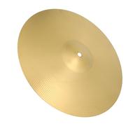 VINTORKY 14-inch Brass Cymbal for Jazz Drums Percussion Instrument Replacement Part Drum Accessory Compatible Standard Sets
