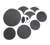 VINTORKY 14-piece Drum Mute Pads Set 5 Drum and 3 Cymbal Foam Silencers Includes 4 Binder Pads and 1 Oval Sanding for Drumming Practice