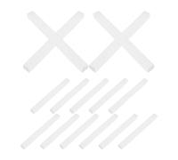 VINTORKY 15pcs 3.74 Inch Selenite Crystal Wand - Moroccan Selenite Sticks for Shelf Decor - White Crystal Rough Sticks Collection for DIY Craft Mineral Specimen