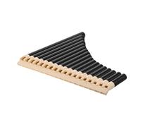 VINTORKY 16-pipe Brown Pan Flute for Beginners Traditional Chinese Musical Instrument for School Band Practice and Professional Teaching Performance