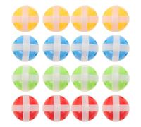 VINTORKY 16pcs Boys and Sticky Ball Dartboard Set Nylon Hook and Loop Balls for Indoor and Outdoor Party Games Golf Practice and Fun Activities