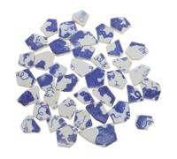 VINTORKY 1bag Irregular and Ceramic Tiles for Home Decor Unique Broken Porcelain for Bathroom Walls Art Projects and Flower Pots