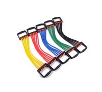 VINTORKY 1Pc Adjustable Chest Expander Portable Pectoral Muscle Training Equipment for Men Ergonomic Slip Handles Strength Training Mixed Color Resistance Band