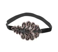 VINTORKY 1pc Delicate Rhinestone Hair Band Vintage Flapper Headpiece for Parties Festivals and Costumes Stunning Retro Hair Accessory for Women and Ladies