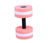 VINTORKY 1Pc Eva Dumbbell for Aquatic Exercise Floating Pool Dumbbell for Yoga Swimming Low Water Absorption Comfortable Grip for Men Women Macaron Pink